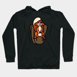 Squirrelpaw goes sledding Hoodie